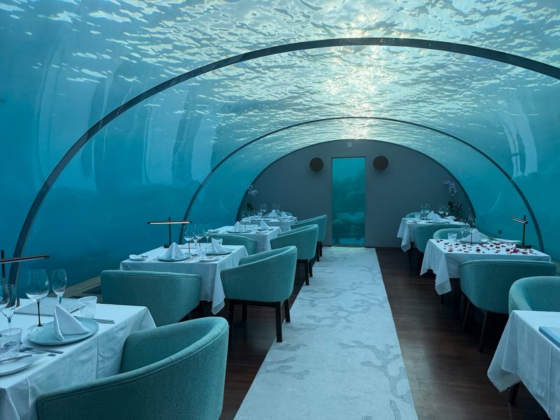Ithaa Undersea Restaurant, Rangali Island, Alif Dhaal Atoll, Maldives Ithaa Undersea Restaurant, Rangali Island, Alif Dhaal Atoll, Maldives