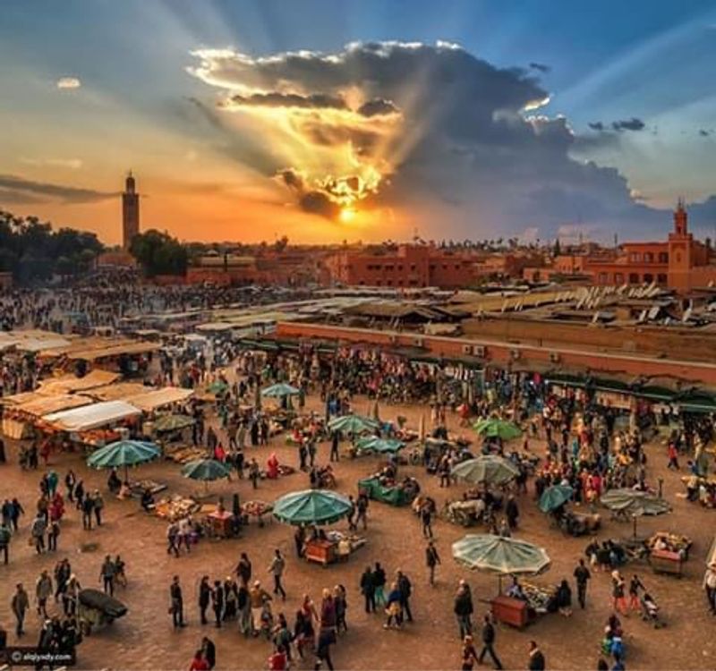 Jemaa el-Fnaa, Marrakech, Morocco Jemaa el-Fnaa, Marrakech, Morocco