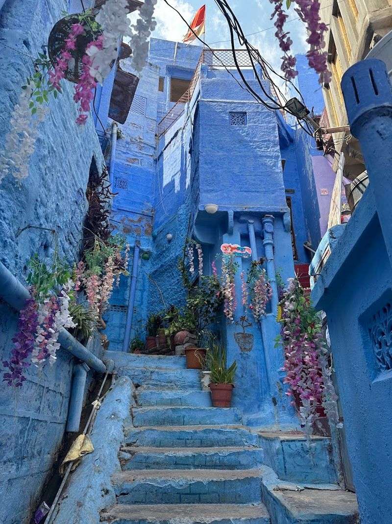Jodhpur, India: Blue Alleys Beneath Mehrangarh Fort