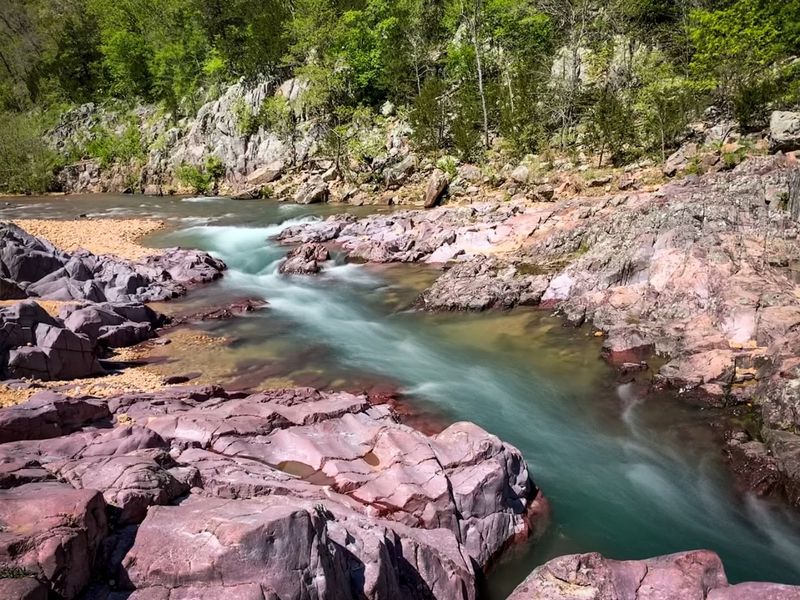 Johnson's Shut-Ins State Park, Middle Brook, Missouri Johnson's Shut-Ins State Park, Middle Brook, Missouri