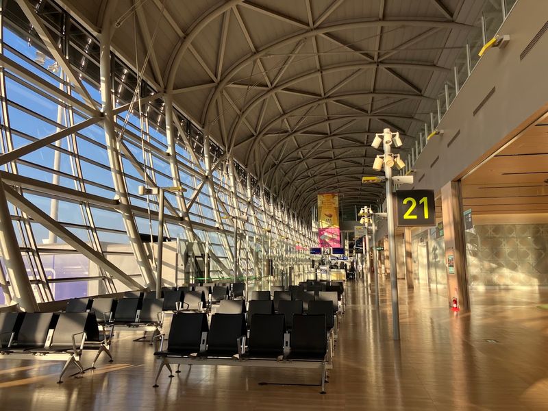 Kansai International Airport Island, Osaka Bay, Japan Kansai International Airport Island, Osaka Bay, Japan