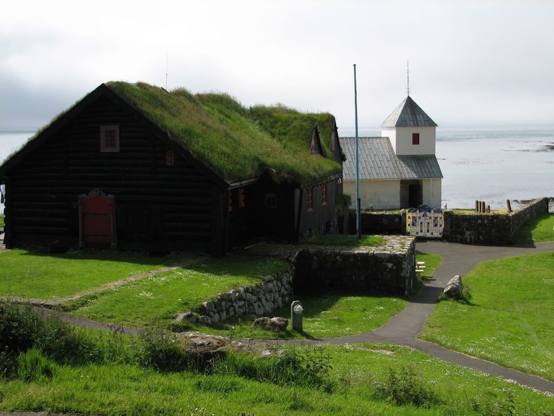 Kirkjubøur, Streymoy Island, Faroe Islands