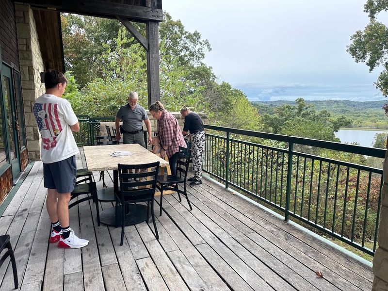 Lake Hope State Park as the Backdrop