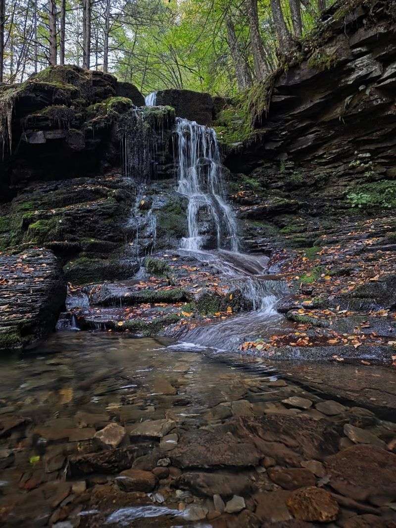 Lucas Falls, Loyalsock State Forest, Trout Run, Pennsylvania Lucas Falls, Loyalsock State Forest, Trout Run, Pennsylvania