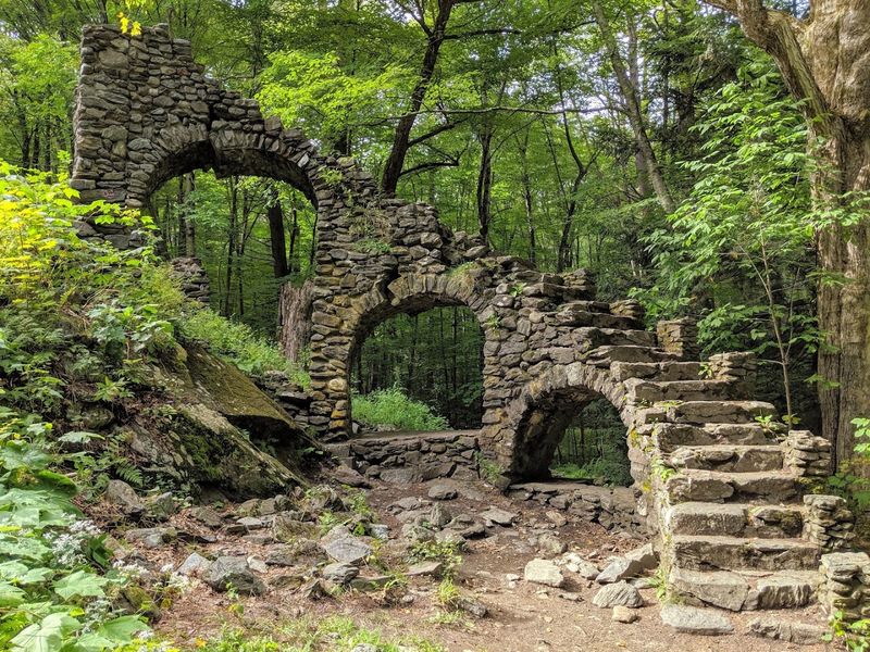 Madame Sherri Forest And Castle Ruins, Chesterfield, New Hampshire Madame Sherri Forest And Castle Ruins, Chesterfield, New Hampshire