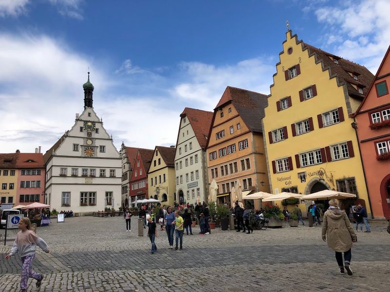 Marktplatz, Rothenburg ob der Tauber, Bavaria, Germany