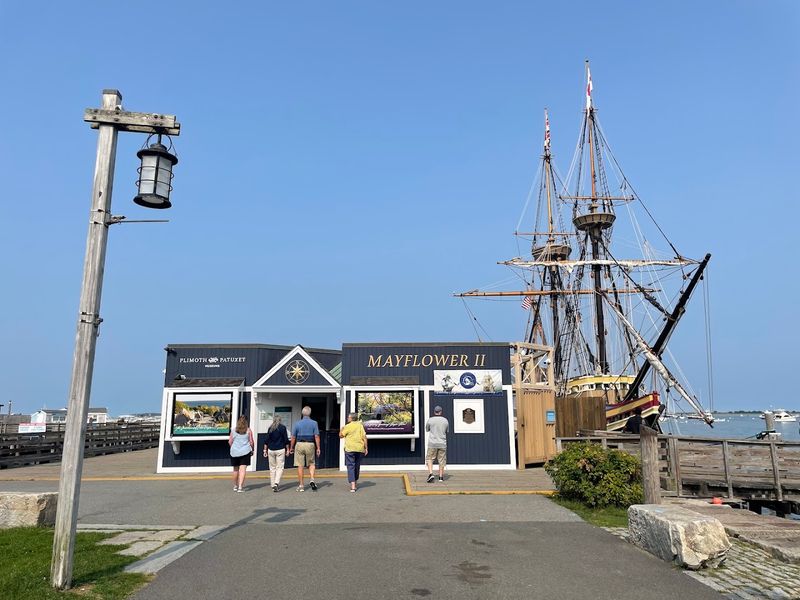 Mayflower II at Plymouth Harbor Mayflower II at Plymouth Harbor