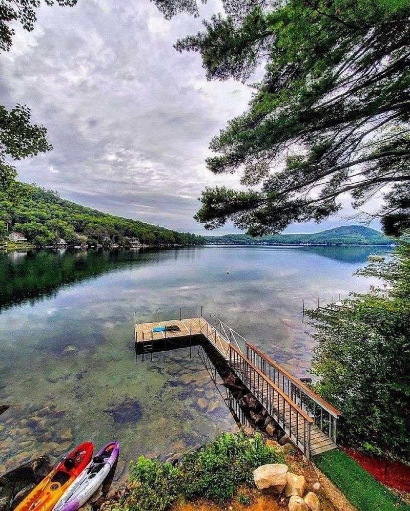 Merrymeeting Lake, New Durham, New Hampshire