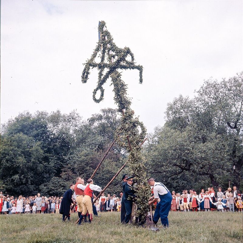 Midsummer at Skansen, Stockholm, Sweden Midsummer at Skansen, Stockholm, Sweden