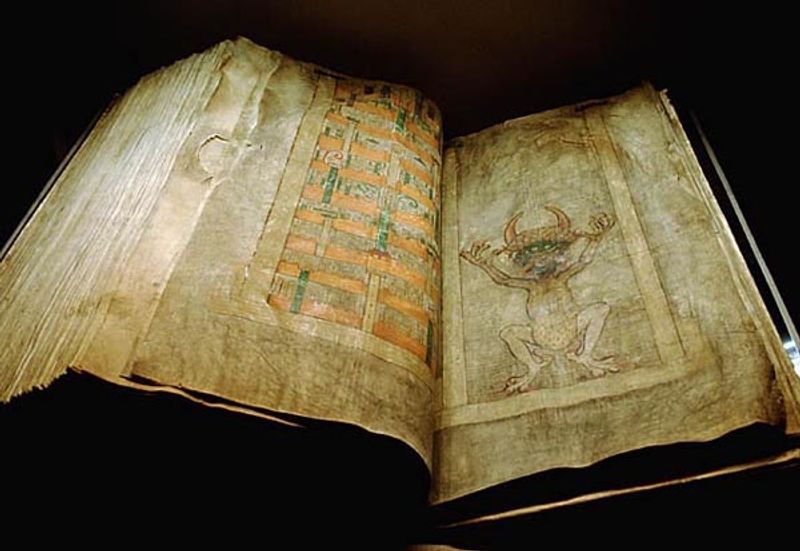National Library of Sweden, Stockholm, Sweden – Codex Gigas (the Devil's Bible)
