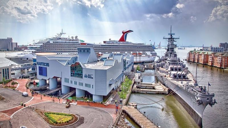 Nauticus and Battleship Wisconsin, Norfolk, Virginia Nauticus and Battleship Wisconsin, Norfolk, Virginia