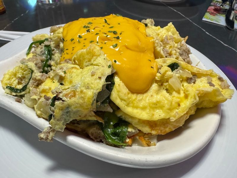 Omelets So Large They Became the Restaurant's Calling Card Omelets So Large They Became the Restaurant's Calling Card