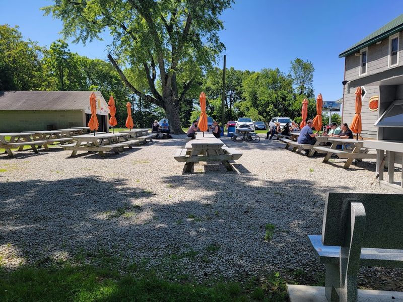 Outdoor Seating Under the Trees Outdoor Seating Under the Trees