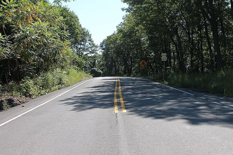 PA Route 125 Through Weiser State Forest, Pine Grove, Pennsylvania