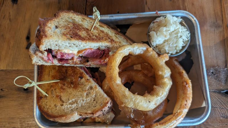 Pastrami Burger and the Sandwich Side of the Menu Pastrami Burger and the Sandwich Side of the Menu