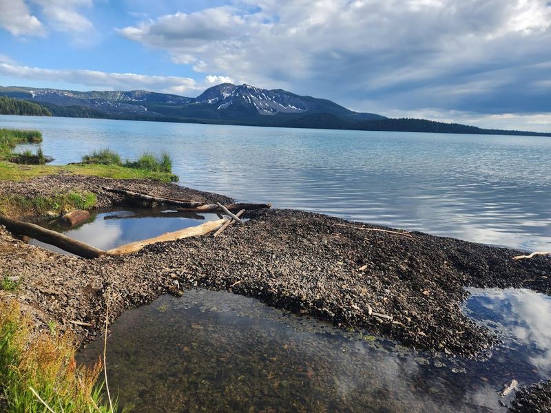 Paulina Lake Hot Springs — Newberry National Volcanic Monument, Oregon