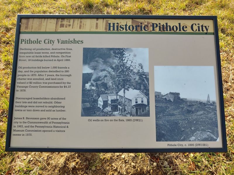 Pithole City Historic Site, Pleasantville, Pennsylvania Pithole City Historic Site, Pleasantville, Pennsylvania