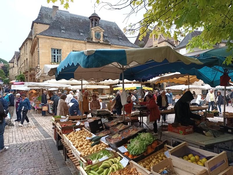 Place de la Liberté & Place du Marché aux Oies, Sarlat-la-Canéda, France