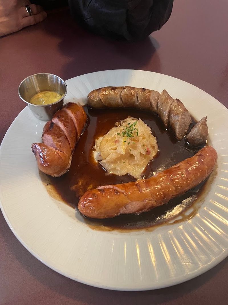 Pretzels, Sausages, and the Sampler to Start Pretzels, Sausages, and the Sampler to Start