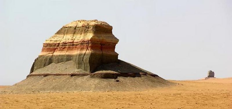 Qattara Depression, Egypt (-133 m / -436 ft) Qattara Depression, Egypt (-133 m / -436 ft)