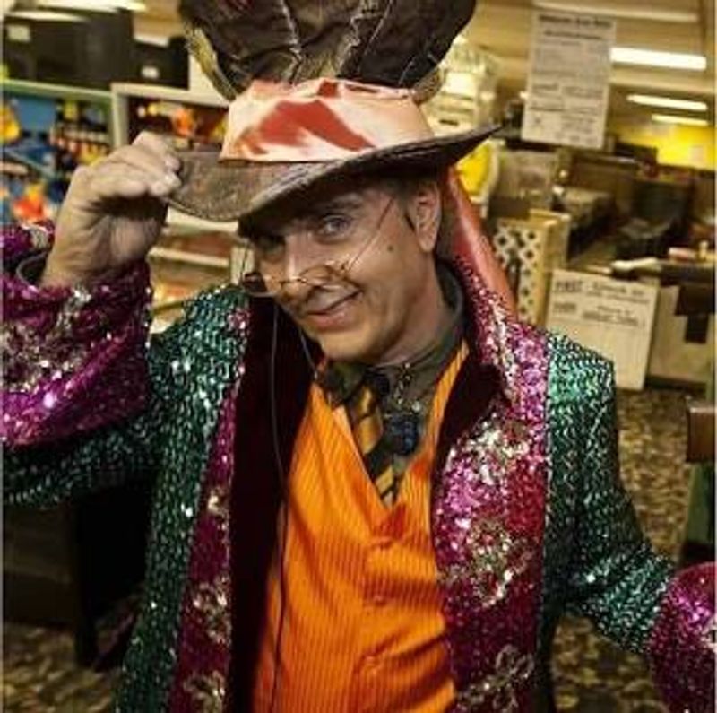 Randy as the Announcer and Showman Randy as the Announcer and Showman