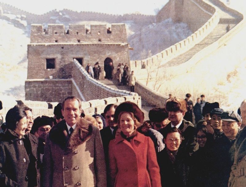 Richard Nixon Became the First Sitting U.S. President to Visit China Richard Nixon Became the First Sitting U.S. President to Visit China