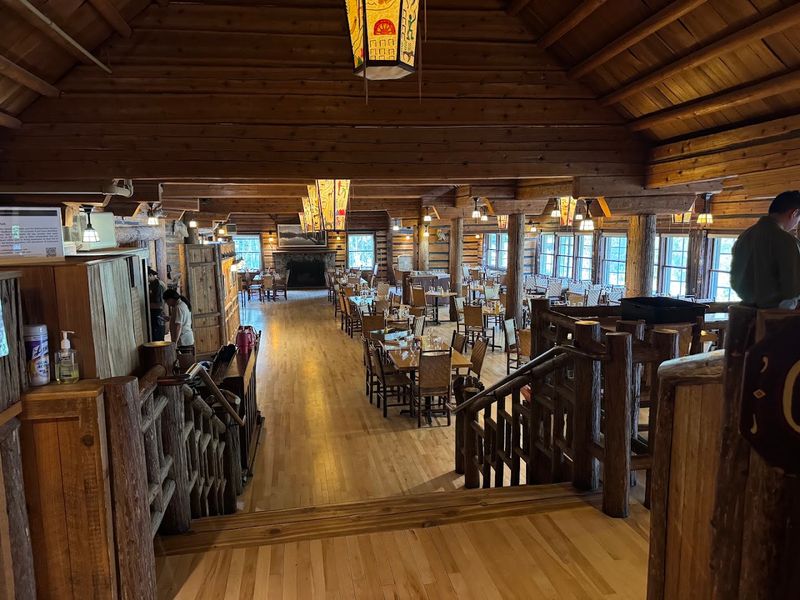 Russell's Fireside Dining Room, Lake McDonald Lodge, West Glacier, Montana Russell's Fireside Dining Room, Lake McDonald Lodge, West Glacier, Montana