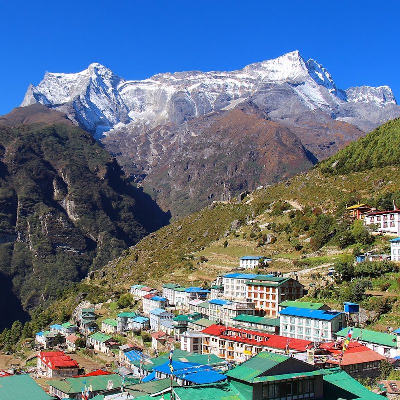 Sagarmatha National Park, Namche Bazaar, Koshi Province, Nepal Sagarmatha National Park, Namche Bazaar, Koshi Province, Nepal