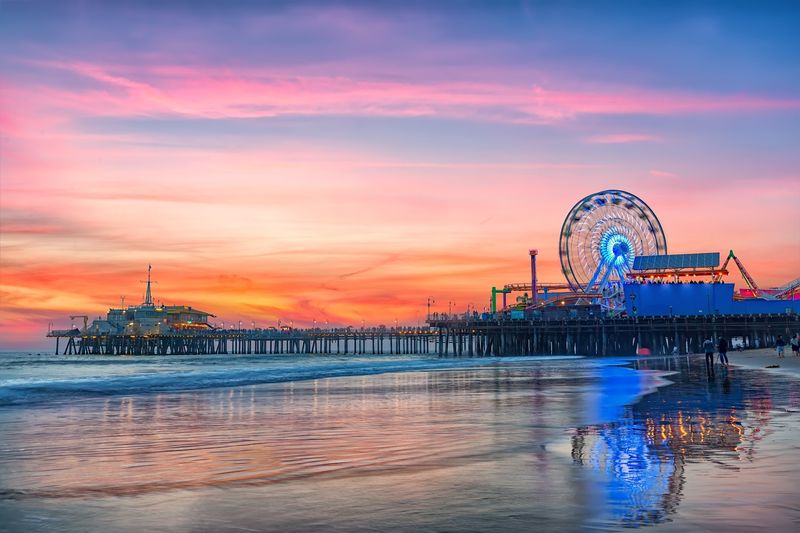 Santa Monica State Beach, Santa Monica, California