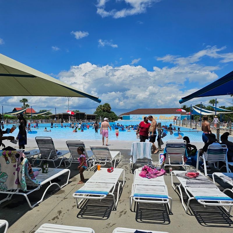 Shaded Seating and Lounge Areas Throughout the Park
