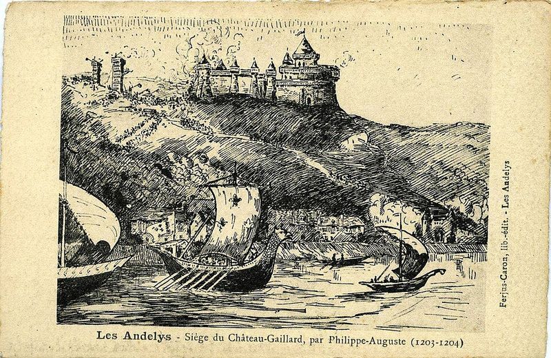 Siege of Château Gaillard, France, 1203 to 1204 Siege of Château Gaillard, France, 1203 to 1204