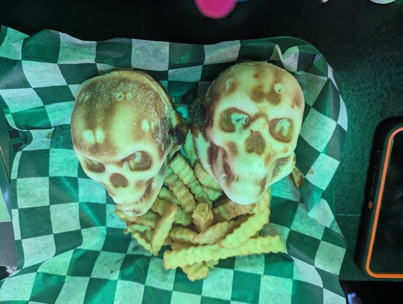 Skull-Shaped Calzones and Creative Menu Items