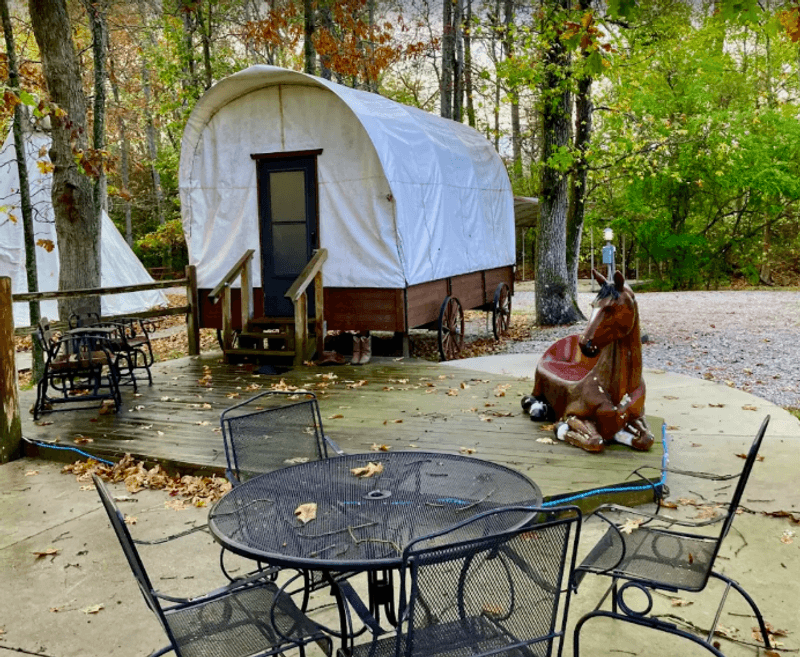 Sleeping in a Covered Wagon: The Real Deal Sleeping in a Covered Wagon: The Real Deal