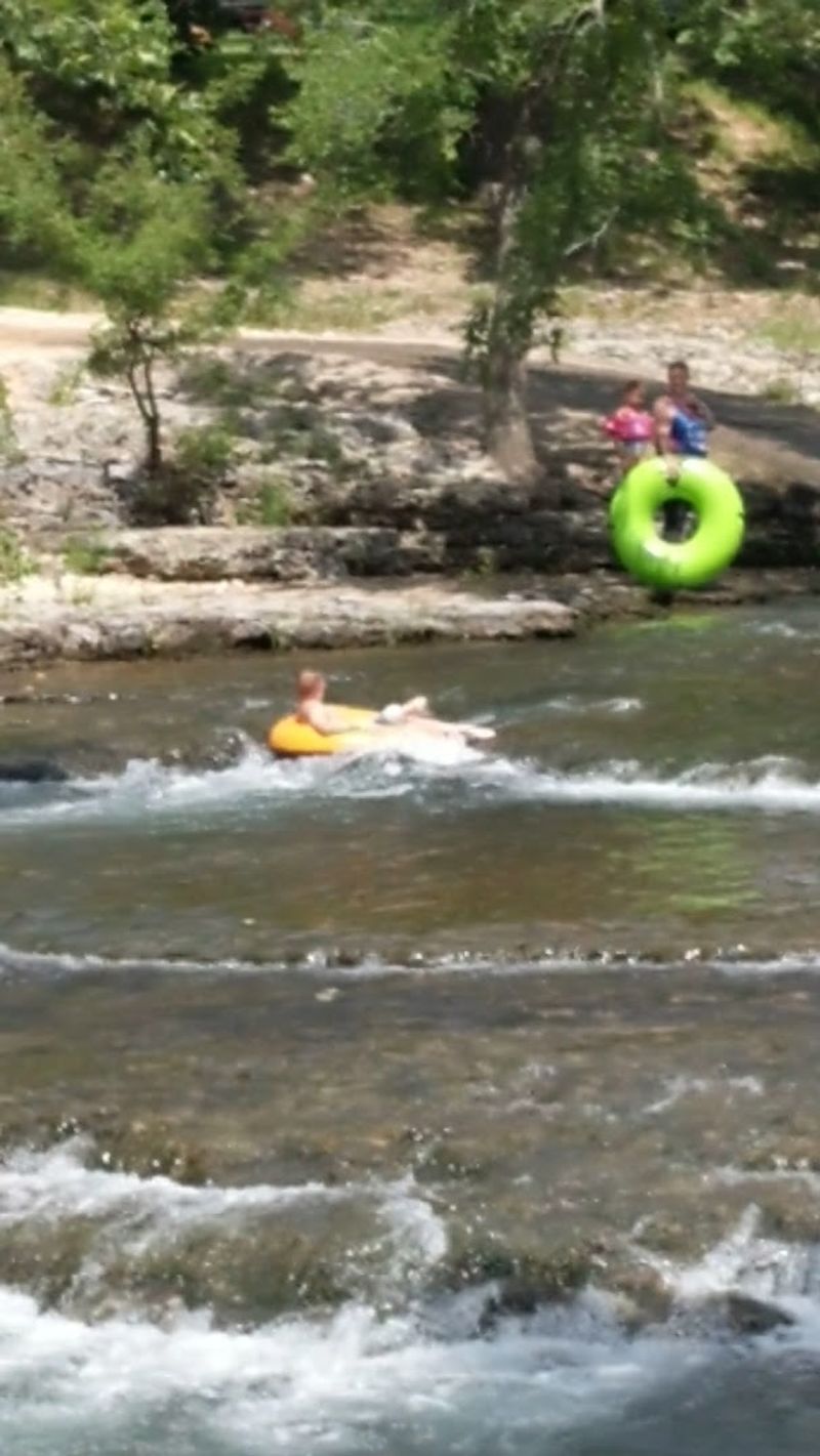 Small Waterfalls and the Tubing Experience Small Waterfalls and the Tubing Experience
