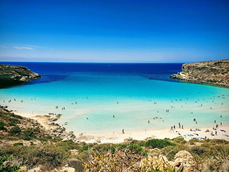 Spiaggia dei Conigli (Rabbit Beach) – Lampedusa, Italy Spiaggia dei Conigli (Rabbit Beach) – Lampedusa, Italy