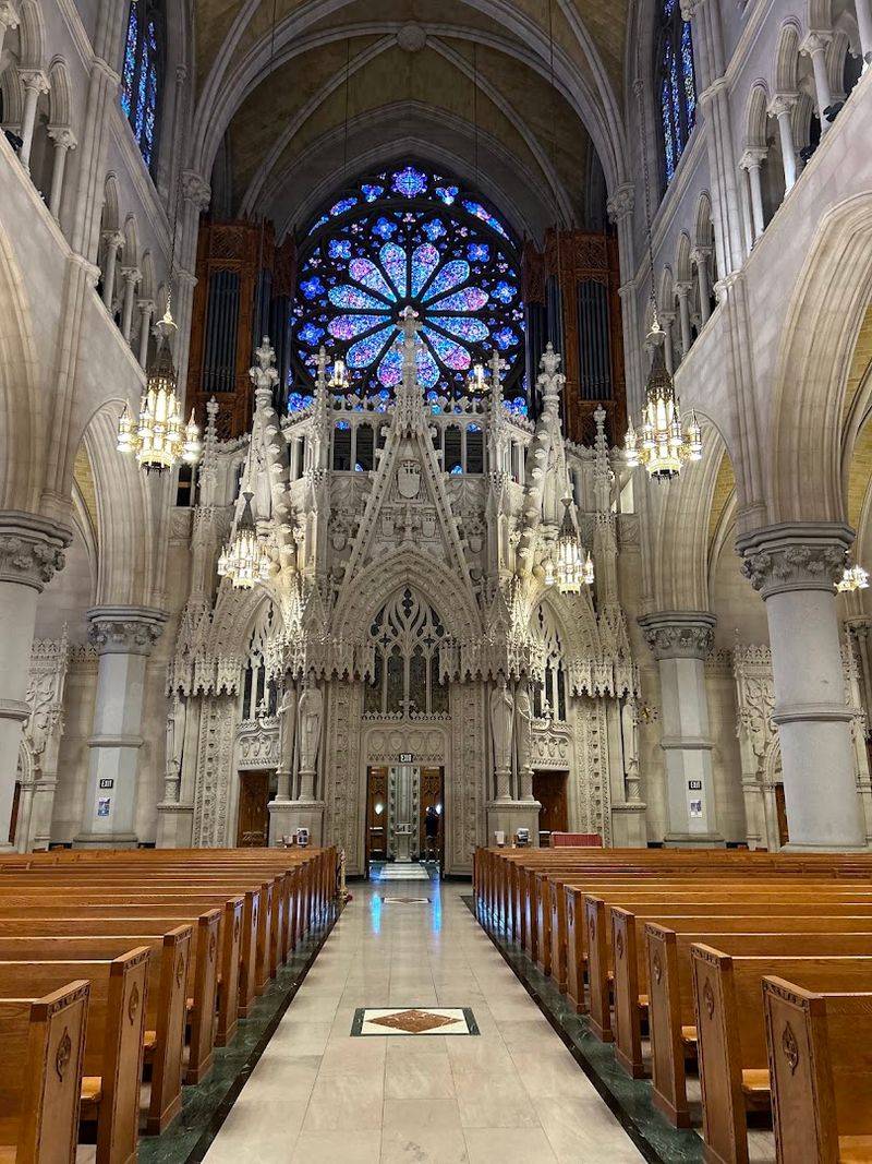 Stained Glass Across A Huge Interior Stained Glass Across A Huge Interior