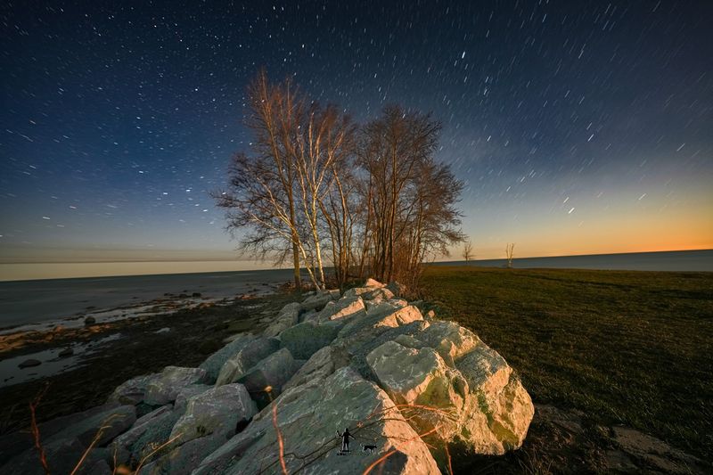 Stargazing at Port Crescent State Park Stargazing at Port Crescent State Park