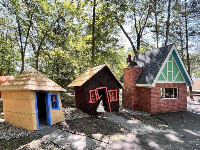 Storybook Houses Along The Forest Paths