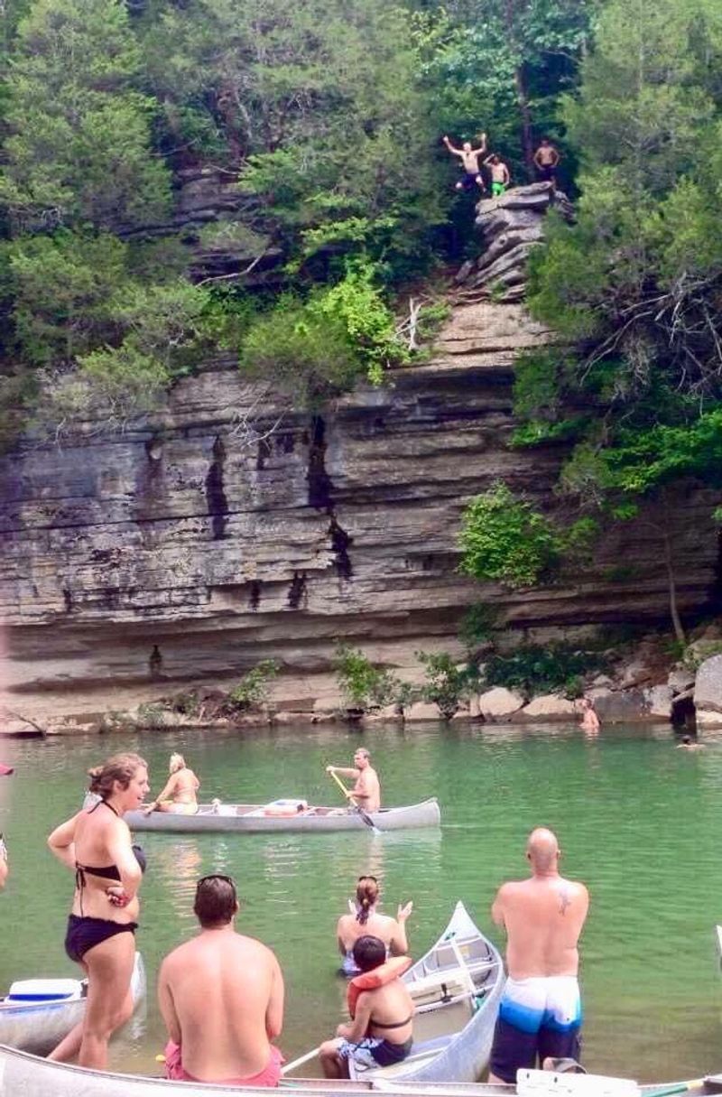 Swimming Holes and Relaxing Spots Along the Float Swimming Holes and Relaxing Spots Along the Float