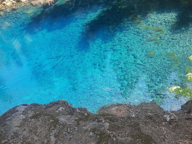 That First Glimpse of the Blue Pool That First Glimpse of the Blue Pool
