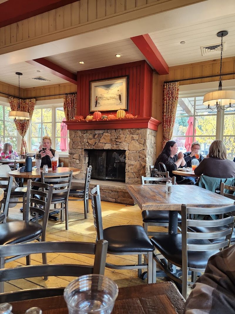 The Atmosphere Inside: Cozy Fireplaces, Natural Light, and a View Into the Bakery The Atmosphere Inside: Cozy Fireplaces, Natural Light, and a View Into the Bakery