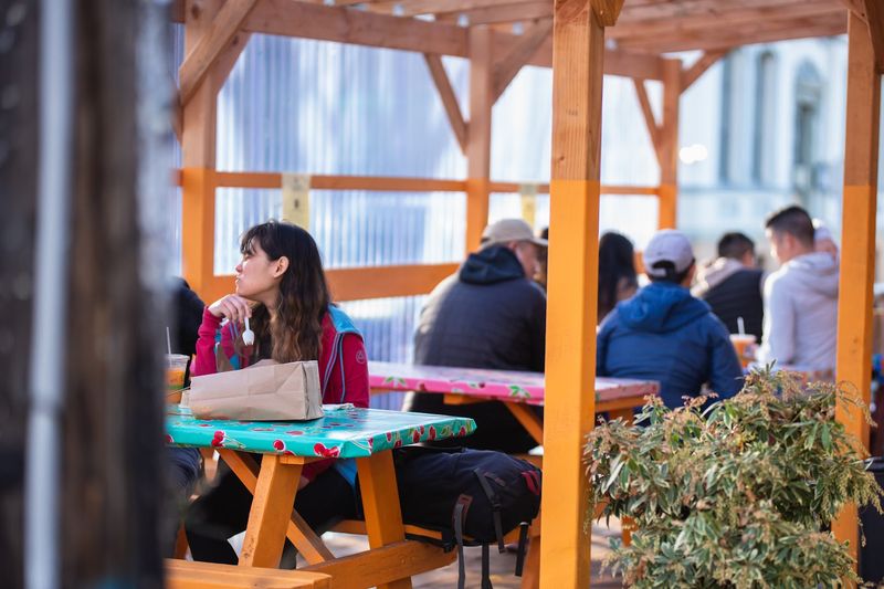 The Atmosphere Inside and Outside the Restaurant