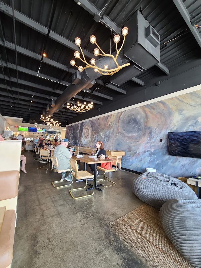 The Atmosphere Inside the Building
