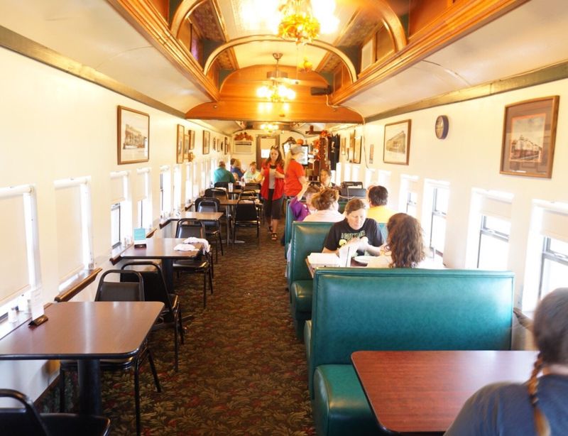 The Atmosphere Inside the Dining Car