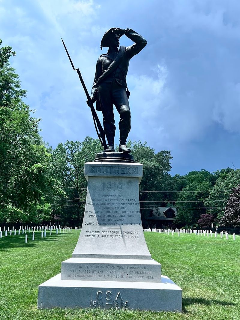 The Bronze Statue Standing Guard