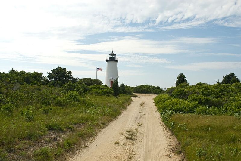 The Cape Poge Lighthouse Up Close The Cape Poge Lighthouse Up Close