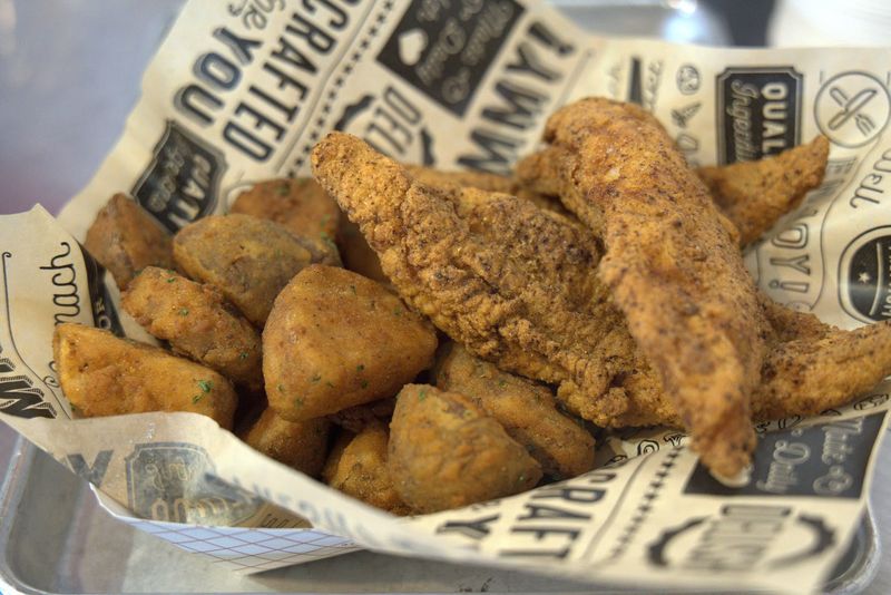 The Chicken Tenders and Catfish Baskets The Chicken Tenders and Catfish Baskets