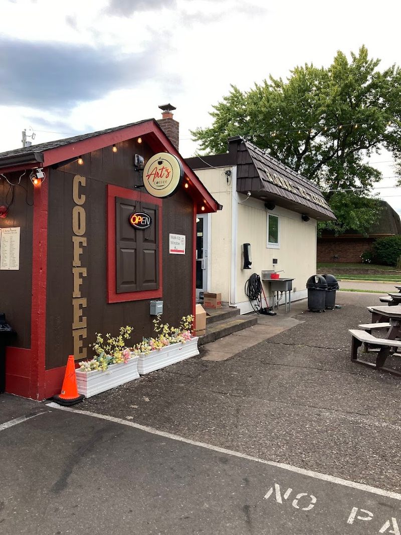The Coffee Shed Tucked in the Back