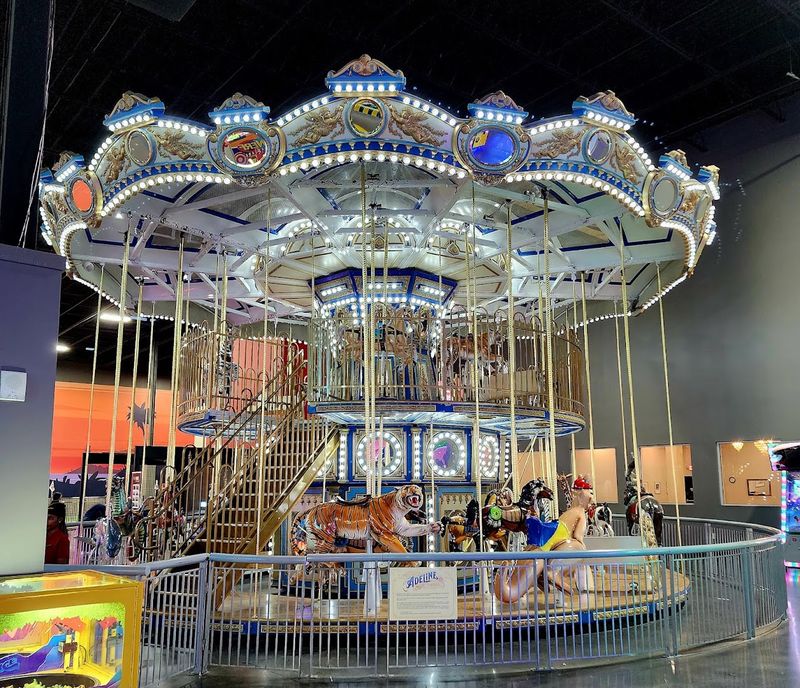 The Double-Decker Carousel That Stands Out on the Ride Floor