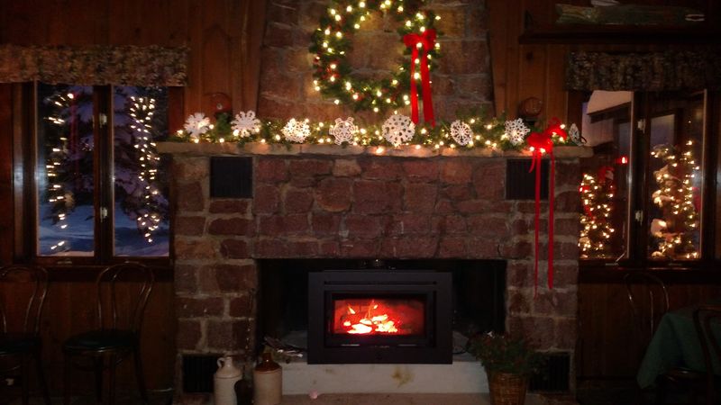 The Fireplace and the Wood-Themed Interior The Fireplace and the Wood-Themed Interior